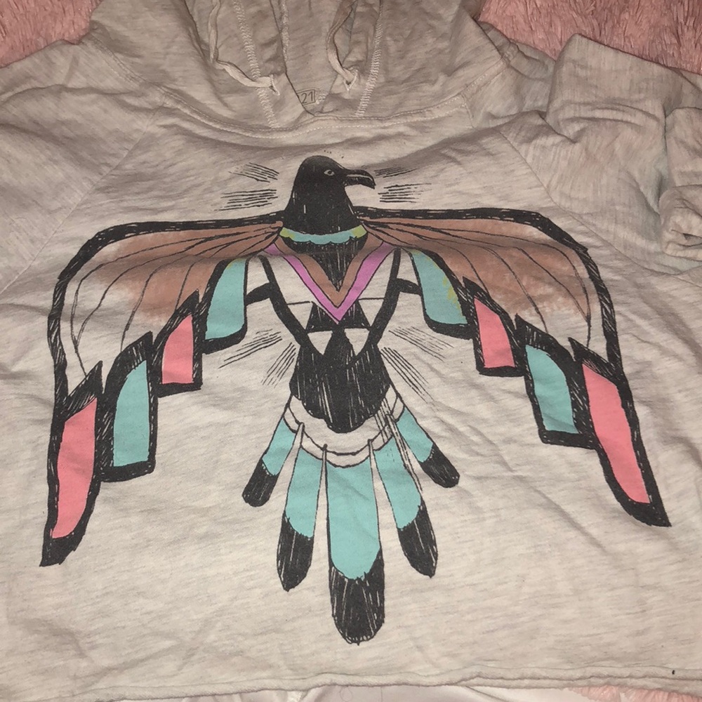 For every 21 crop top sweater